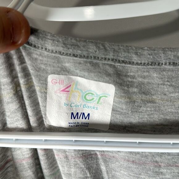 Gray Striped Camisole with Toronto Blue Jays Logo - Picture 3 of 4